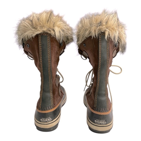Sorel Joan of Arctic Wool lined Fur
Trim Tall Brown Boots. 7 - Picture 4 of 13